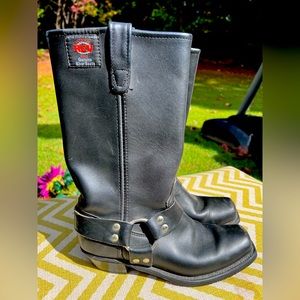 REV Gear Genuine Leather Riding Boots